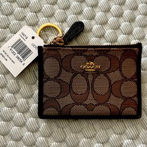Coach ☀️ mini keys, wallet and card holder. NWT